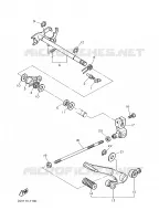 AXE DE SELECTEUR / PEDALE pour Yamaha VIRAGO 2001