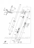 FOURCHE pour Yamaha VIRAGO 2001