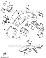 GARDE BOUE pour Yamaha VIRAGO 1993