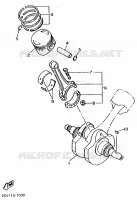 VILEBREQUIN / PISTON pour Yamaha VIRAGO 1993
