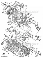 CULASSE pour Yamaha VIRAGO 1995