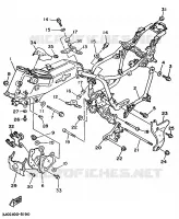CADRE pour Yamaha VIRAGO 1995