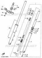 FOURCHE pour Yamaha VIRAGO 1995