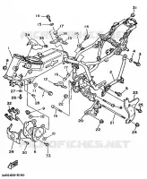CADRE pour Yamaha VIRAGO 1995