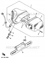 FEU ARRIERE pour Yamaha VIRAGO 1995