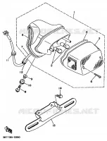 FEU ARRIERE pour Yamaha VIRAGO 1996