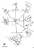 PARTIE ELECTRIQUE 2 pour Yamaha VIRAGO 1993