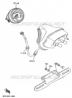 ALTERNATIVE FEU ARRIERE   ITALIE / PAYS BAS / GRECE pour Yamaha VIRAGO 1993