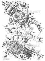 CULASSE pour Yamaha VIRAGO 1993