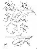 GARDE BOUE pour Yamaha VIRAGO 1993