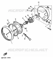 PHARE  pour Yamaha VIRAGO 1993