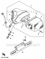 FEU ARRIERE pour Yamaha VIRAGO 1995