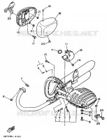 ECHAPPEMENT pour Yamaha VIRAGO 34KW 1989