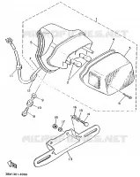 FEU ARRIERE pour Yamaha VIRAGO 34KW 1989