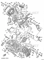 CULASSE pour Yamaha VIRAGO 1995