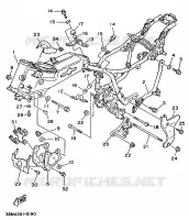CADRE pour Yamaha VIRAGO 1995