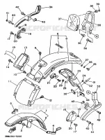 GARDE BOUE pour Yamaha VIRAGO 1995