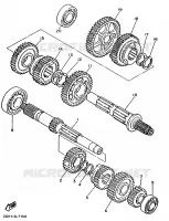TRANSMISSION pour Yamaha VIRAGO 1995