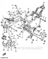 CADRE pour Yamaha VIRAGO 1995