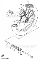 ROUE AVANT pour Yamaha VIRAGO 1995
