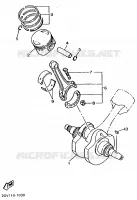 VILEBREQUIN / PISTON pour Yamaha VIRAGO 1995