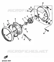 PHARE  pour Yamaha VIRAGO 1995