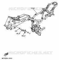 PIÈCES OPTIONNELLES   PARTIE CYCLE   DANEMARK pour Yamaha VIRAGO 1995