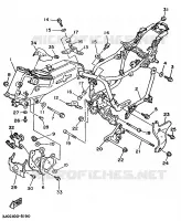 CADRE pour Yamaha VIRAGO 1995