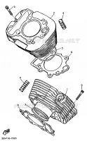 CYLINDRE pour Yamaha VIRAGO 1995