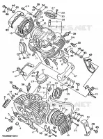 CULASSE pour Yamaha VIRAGO 1995
