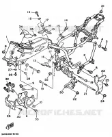 CADRE pour Yamaha VIRAGO 1995