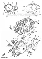 CARTER   MOTEUR 1 pour Yamaha VIRAGO 1996