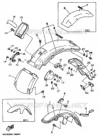 GARDE BOUE pour Yamaha VIRAGO 1996