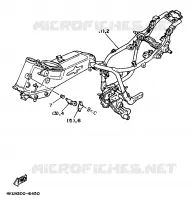 ALTERNATIVE CADRE   ITALIE pour Yamaha VIRAGO 1997