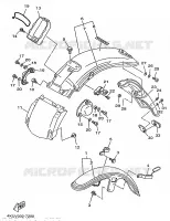 GARDE BOUE pour Yamaha VIRAGO 1997