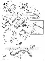GARDE BOUE pour Yamaha VIRAGO 1994