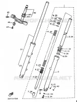 FOURCHE pour Yamaha VIRAGO 1994