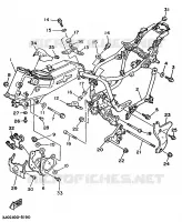 CADRE pour Yamaha VIRAGO 1995
