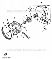 PHARE  pour Yamaha VIRAGO 1995