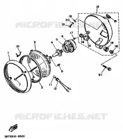 PHARE  pour Yamaha VIRAGO 1995