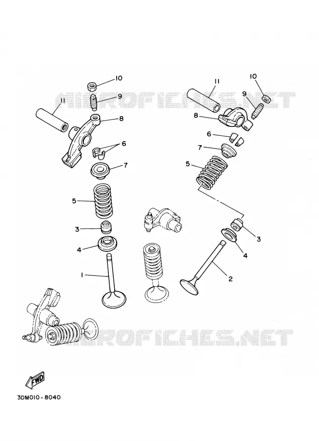 SOUPAPE Yamaha MOTO 250 2002 DRAGSTAR  XVS250