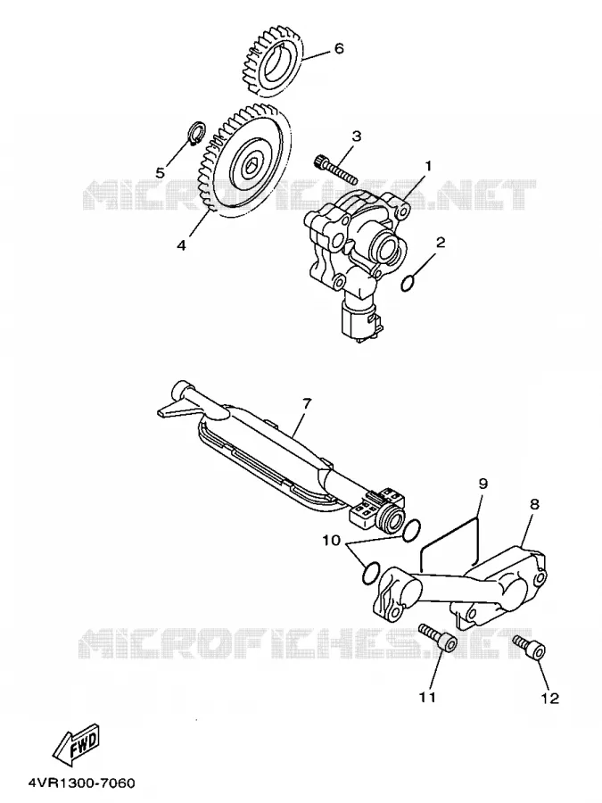 POMPE A HUILE Yamaha MOTO 650 1998 DRAGSTAR  XVS650