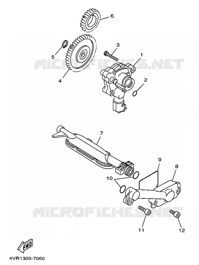 POMPE A HUILE Yamaha MOTO 650 1998 DRAGSTAR  XVS650