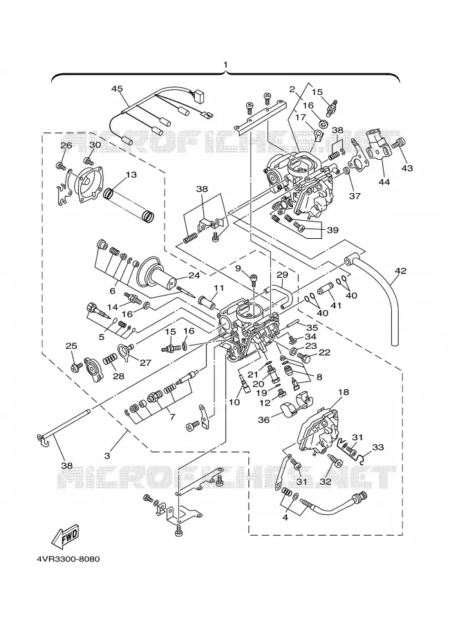 CARBURATEUR Yamaha MOTO 650 2000 DRAGSTAR  XVS650