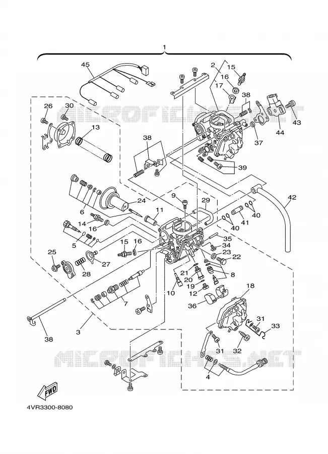 CARBURATEUR Yamaha MOTO 650 2000 DRAGSTAR  XVS650