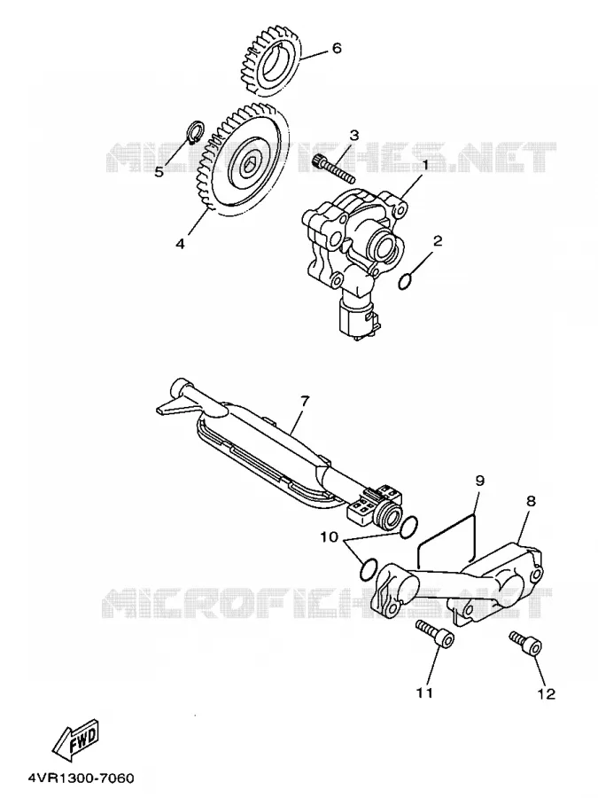 POMPE A HUILE Yamaha MOTO 650 1998 DRAGSTAR  XVS650A