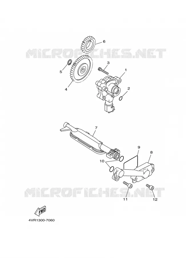 POMPE A HUILE Yamaha MOTO 650 2002 DRAGSTAR  XVS650A