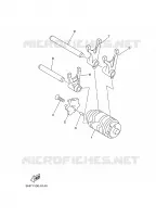 BARILLET DE SELECTION / FOURCHETTE pour Yamaha YBR 2005