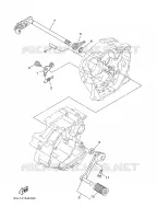 AXE DE SELECTEUR / PEDALE pour Yamaha YBR 2005