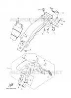 GARDE BOUE pour Yamaha YBR 2005